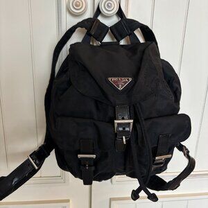 Prada nylon backpack-small